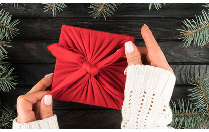 Papier cadeau L’emballage en tissu, pas si vert