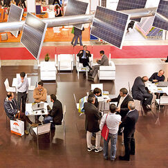 Gros poisson ferré à la foire