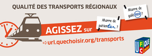 Qualité des transports régionaux: agissez !