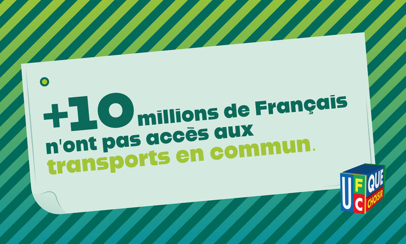 Plus de 10 millions de Français sans alternatives à la voiture ! L’UFC-Que Choisir révèle les « zones blanches » de l’accès aux transports publics