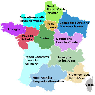Carte régions 2016
