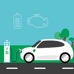 Auto (infographie) Vous et votre voiture hybride rechargeable