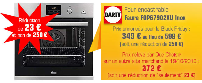 Black Friday - Exemple Darty