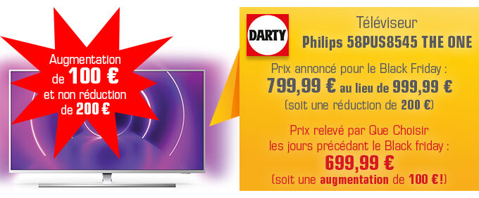 analyse prix black friday 2020 tv darty