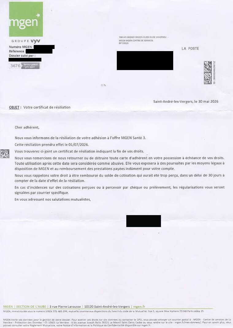 Complémentaire santé  La MGEN radie puis réintègre des milliers d’assurés