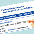 Complémentaire santé •
Prolongation des aides