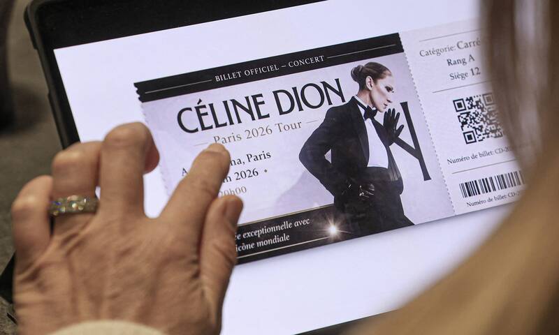 Concerts de Céline Dion Fausse note sur les données personnelles
