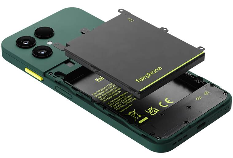 Un des points forts du Fairphone : sa modularité. Image