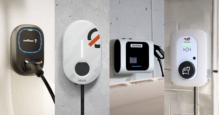 Plusieurs exemples de wallbox. Image