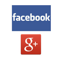 Facebook et Google+ Moins de confidentialité