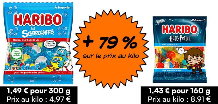 Prix bonbons Haribo Prix bonbons Haribo