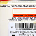 Hypertension •
Rappel et baisse des stocks de losartan