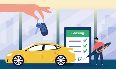 Leasing automobile (infographie) Vous et la LOA et la LLD