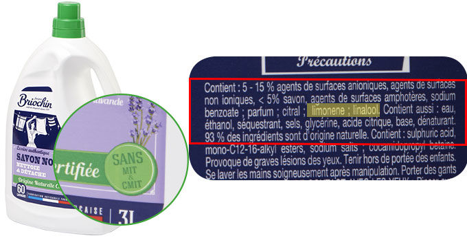 Lessive liquide Ecocert - Dosettes pour laverie automatique