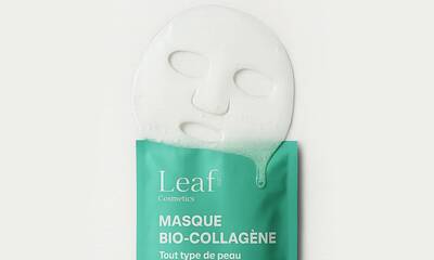 Masque au collagène Leaf cosmetics se moque du monde