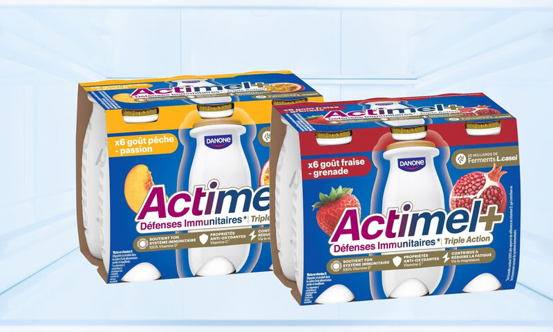 Nouvel Actimel Danone triple les promesses