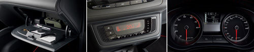 Nouvelle Seat Ibiza boîte à gants système de climatisation/chauffage bloc de compteurs