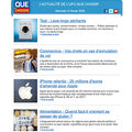 Que Choisir •
Tentative de phishing sur notre lettre d’information