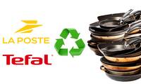 Recyclage Des poêles à la Poste, Tefal en promo