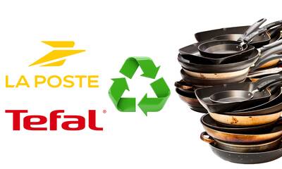 Recyclage Des poêles à la Poste, Tefal en promo