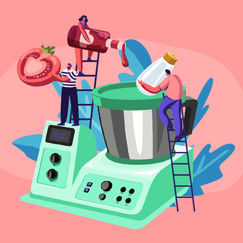 Robot cuiseur (infographie) Vous et votre robot cuiseur