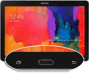 Boutons de contrôle - Samsung Galaxy Note Pro