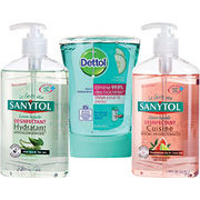 Savons désinfectants Sanytol et Dettol Des biocides au rayon cosmétiques