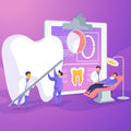 Soins dentaires (infographie) •
Vous et vos dents