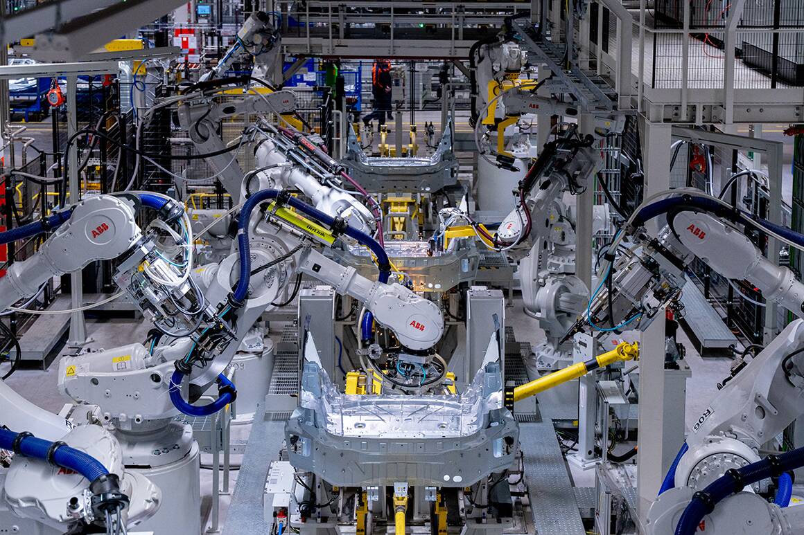 Volvo EX60-Usine de fabrication