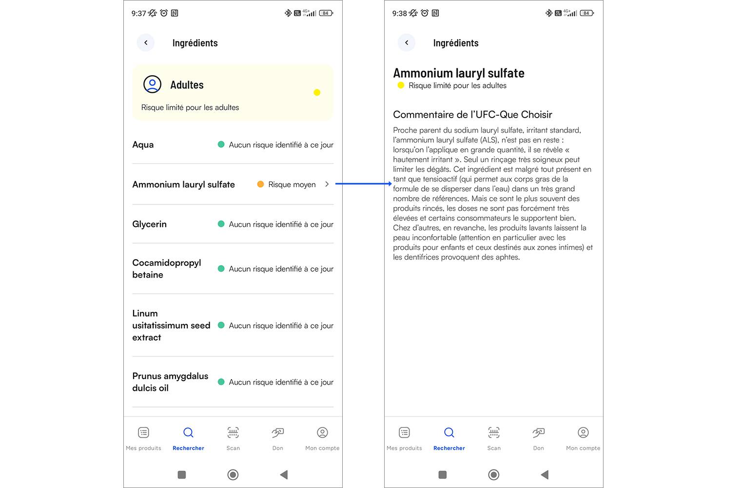 Produit Cosmétique application QuelProduit
