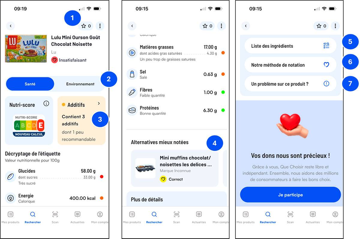 Appli QuelProduit - Capture 1