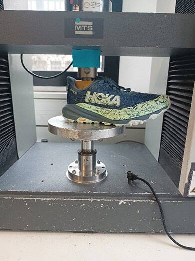 Chaussures de randonnée - Evaluation de l'amorti