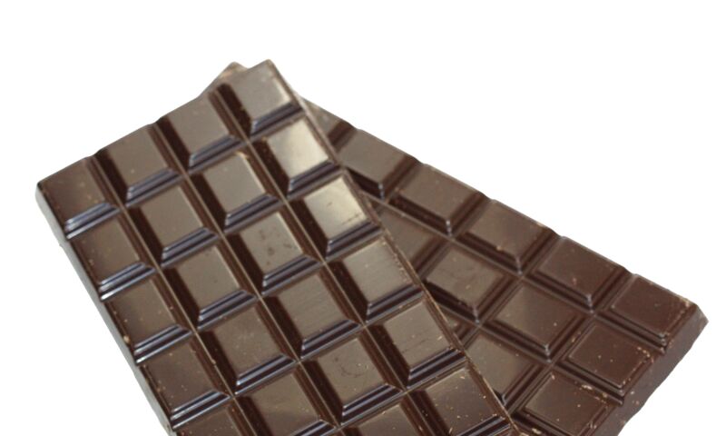 Tablettes de chocolat noir Le protocole
