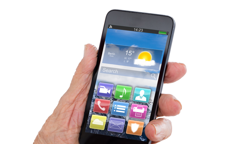 Doro 8050 - smartphone robuste et moderne pour senior - Bazile Telecom