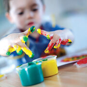 Peintures aux doigts pour enfants