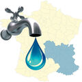 Prix de l'eau dans le Sud-Est (régions Auvergne-Rhône-Alpes et Provence-Alpes-Côte d'Azur)