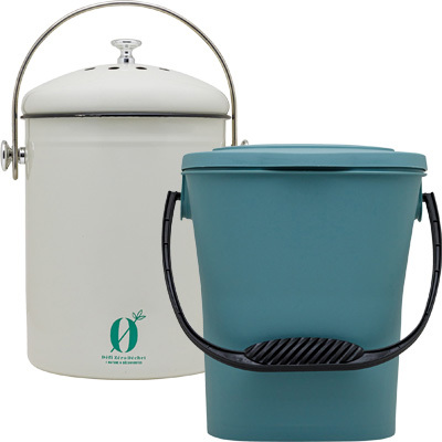 Seau à Compost 20L Pour Déchets Alimentaires - Bac De Fermentation Extérieur/intérieur, Facile à Utiliser