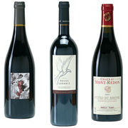 Vins rouges de la vallée du Rhône méridionale en biodynamie, bio et conventionnels