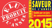 Elu produit de l'année - Reconnue saveur de l'année Elu produit de l'année - Reconnue saveur de l'année