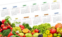 Alimentation Le calendrier des fruits et légumes de saison