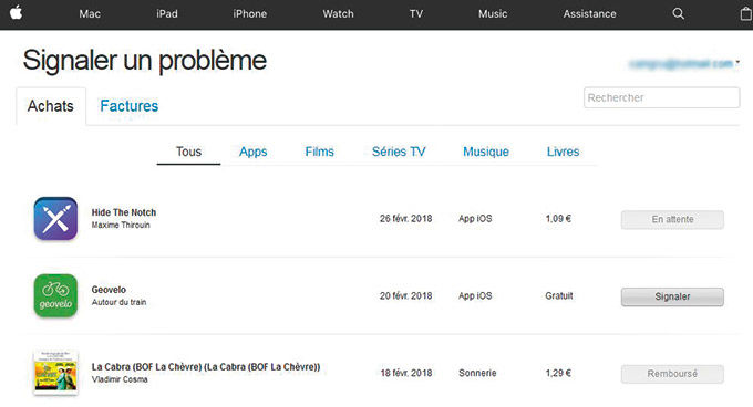 Reportaproblem.apple.com