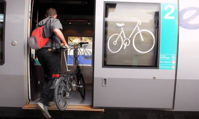 Loisirs Prendre le train avec son vélo