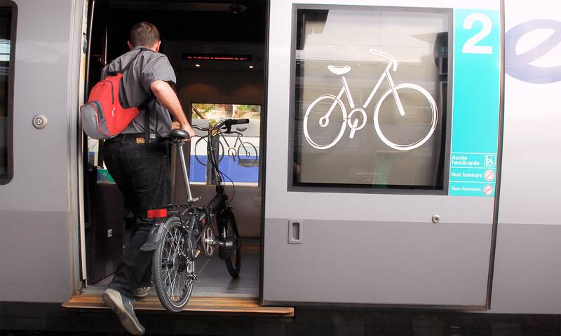 Loisirs Prendre le train avec son vélo