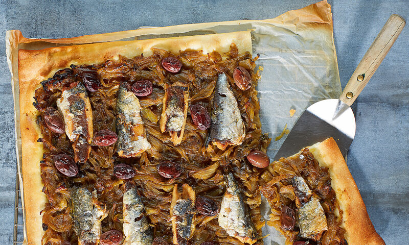 Recette de cuisine Pissaladière aux sardines et à l’origan