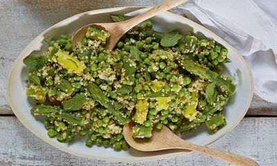 Recette de cuisine Salade de quinoa aux légumes printaniers