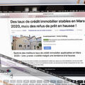 Stratégie anticrise •
Adapter son crédit immobilier