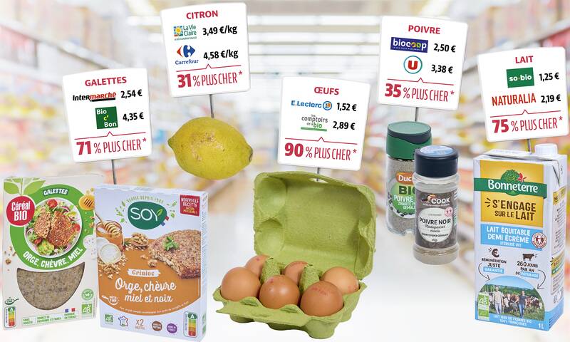 Aliments bios : où les acheter moins cher