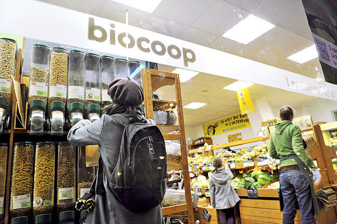 La vente de produits en vrac constitue la colonne vertébrale des magasins Biocoop.