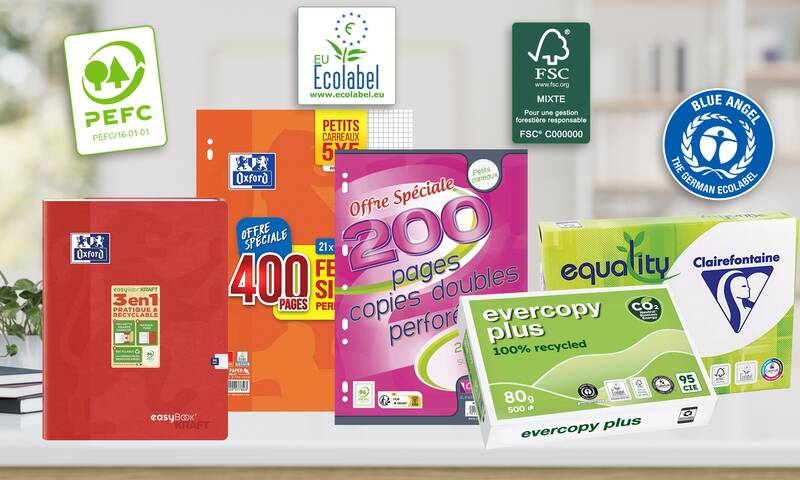 Cahiers, copies, papier : que valent les labels environnementaux des fournitures scolaires ?