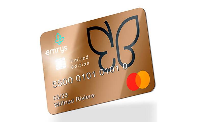 Carte Emrys Emrys veut devenir une néobanque